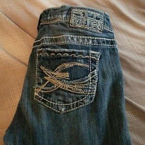 Silver Berkley Straight Jeans 26